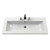 Old London Bexley Matt Cool Grey 800mm Single Drawer Vanity Unit and Minimalist 3 Tap Hole Fireclay Basin - BEX227M Second View thumbnail