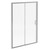 Luma 8 Chrome 1700mm Sliding Shower Door Left Hand View Luma 8 Chrome 1700mm Sliding Shower Door Left Hand View