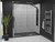 Luma 8 Chrome 1700mm Sliding Shower Door Lifestyle View Luma 8 Chrome 1700mm Sliding Shower Door Lifestyle View