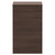 Napoli 250 Brown Oak 500mm Toilet Unit Front View