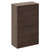 Napoli 250 Brown Oak 500mm Toilet Unit Left Hand View