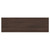 Napoli Brown Oak 1800mm Front Bath Panel with Plinth Front View