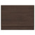 Napoli Brown Oak 750mm End Bath Panel with Plinth Front View