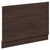 Napoli Brown Oak 750mm End Bath Panel with Plinth Left Hand View