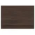 Napoli Brown Oak 800mm End Bath Panel with Plinth Front View