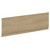 Napoli Light Oak 1700mm Front Bath Panel with Plinth Left Hand View