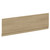 Napoli Light Oak 1800mm Front Bath Panel with Plinth Left Hand View