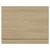 Napoli Light Oak 700mm End Bath Panel with Plinth Front View