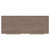 Napoli Brown Oak 1200mm Wall Mounted Vanity Unit for Countertop Basins with 4 Drawers and Brushed Brass Handles Top View