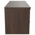 Napoli Brown Oak 1200mm Wall Mounted Vanity Unit for Countertop Basins with 4 Drawers and Polished Chrome Handles Side View
