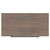 Napoli 390 Brown Oak 800mm Wall Mounted Vanity Unit for Countertop Basins with 2 Drawers and Matt Black Handles Top View