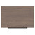 Napoli 390 Brown Oak 600mm Wall Mounted Vanity Unit for Countertop Basins with 2 Drawers and Matt Black Handles Top View