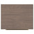 Napoli Brown Oak 500mm Floor Standing Vanity Unit for Countertop Basins with 2 Drawers and Brushed Brass Handles Top View
