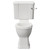 Windsor Traditional Close Coupled Toilet Pan with Cistern Front View