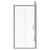 Niva 6 Chrome 1100mm x 1000mm Sliding Door Shower Enclosure Front View