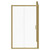 Niva 6 Brushed Brass 1200mm x 1000mm Sliding Door Shower Enclosure Front View