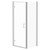 Luma 8 Chrome 800mm x 700mm Hinged Door Shower Enclosure Right Hand View