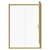 Luma 8 Brushed Brass 1400mm x 760mm Sliding Door Shower Enclosure Front View