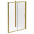 Luma 8 Brushed Brass 1700mm x 1000mm Sliding Door Shower Enclosure Left Hand View