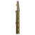 Hudson Latitude Colore Brushed Brass 376mm x 1600mm Single Panel Radiator Side View