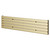 Hudson Latitude Colore Brushed Brass 376mm x 1800mm Single Panel Radiator Right Hand View