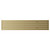 Hudson Latitude Colore Brushed Brass 376mm x 1800mm Single Panel Radiator View from Front