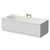Metropole 1700mm x 700mm 12 Jet Brushed Brass V-Tec Double Ended Whirlpool Bath Right Hand View
