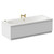 Metropole 1700mm x 700mm 12 Jet Brushed Brass V-Tec Double Ended Whirlpool Bath Left Hand View