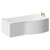 Bayou 1700mm 6 Jet Brushed Brass V-Tec Right Hand B Shaped Whirlpool Shower Bath with Front Bath Panel Left Hand View