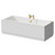 Legend 1700mm x 700mm Left Hand 6 Jet Brushed Brass V-Tec Single Ended Whirlpool Bath Right Hand View