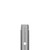 Pacco 10mm Polished Chrome 2000mm Wall Channel with Fixing Kit View from Front
