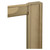 Niva 6 Brushed Brass 1900mm Profile Extension Kit View from Front