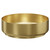 Paxos Colore Brushed Brass 400mm x 400mm Round Stainless Steel Countertop Basin Right Hand View thumbnail
