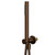 Colore Brushed Bronze Douche Shower Spray with Wall Bracket Right Hand View