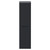 Vela Satin Anthracite 356mm x 1392mm 2 Door Wall Mounted Tall Storage Unit Front View