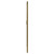 Series 8 Plus Brushed Brass 1400mm Sliding Shower Door Side View