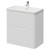 Vela Gloss White 800mm 2 Drawer Vanity Unit with Anya Basin Right Hand View