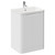 Vela Gloss White 600mm 2 Door Vanity Unit with Leni Basin Left Hand View