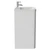 Vela Gloss White 600mm 2 Drawer Vanity Unit with Leni Basin Side View