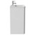 Vela Gloss White 600mm 2 Drawer Vanity Unit with Fina Basin Side View