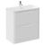 Vela Gloss White 800mm 2 Drawer Vanity Unit with Fina Basin Left Hand View
