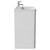 Vela Gloss White 800mm 2 Drawer Vanity Unit with Fina Basin Side View