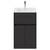 Montego Graphite Grey 500mm 1 Drawer 2 Door Vanity Unit with Angel Basin View from Front
