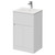 Montego Gloss White 500mm 1 Drawer 2 Door Vanity Unit with Angel Basin Right Hand View thumbnail