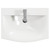Montego Gloss White 600mm Wall Mounted 2 Drawer Vanity Unit with Arc Basin Top View