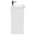 Montego Gloss White 800mm 1 Drawer 2 Door Vanity Unit with Arc Basin Side View