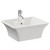 Lagos 480mm x 380mm Rectangular Countertop Basin Left Hand View