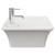 Lagos 480mm x 380mm Rectangular Countertop Basin Side View