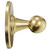 Windsor 1930 Traditional Colore Brushed Brass Wall Mounted Robe Hook Side View