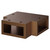 Pacco 8mm/10mm Brushed Bronze T-Piece for Joining Flat Support Bars Right Hand View